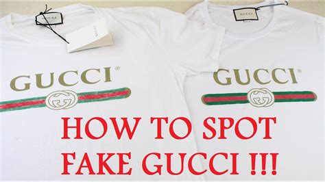 gucci tee shirt replics|real vs fake gucci.